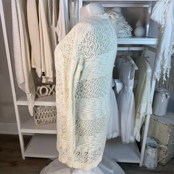 Torrid cream Plus sz. 1X Long line cardigan casual, every day work office #4437 - Picture 3 of 9